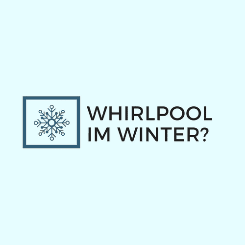 Whirlpool im Winter
